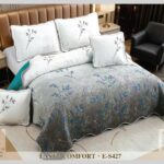 Cuvertura de Pat din bumbac + 4 Fete Perne CV364