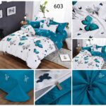Lenjerie de pat din bumbac finet Super Elegant Pucioasa fluturi 603
