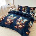 Lenjerie de pat pufoasa Cocolino cu elastic 4 piese LCE32