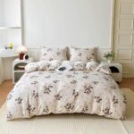 lenjerie de pat cocolini cu elastic model floral