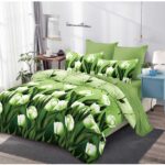 Lenjerie de pat din finet 6 piese cu ELASTIC LEP47