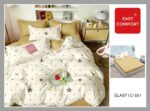 Lenjerie de pat din finet 6 piese cu ELASTIC LEP60