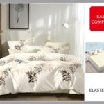 Lenjerie de pat din finet 6 piese cu ELASTIC LEP62