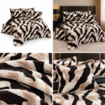 Cuvertura de Pat din bumbac + 4 Fete Perne CV365