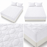 Husa/Topper din catifea cu elastic 180 cm x 200 cm + 2 fete de perna TOP06