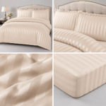 Lenjerie bumbac satinat cu elastic DE04