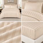 Lenjerie bumbac satinat cu elastic DE04