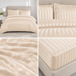 Lenjerie bumbac satinat cu elastic DE04