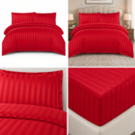 Lenjerie bumbac satinat cu elastic DE11