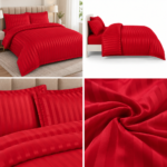 Lenjerie bumbac satinat cu elastic DE11