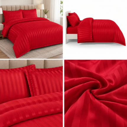Lenjerie bumbac satinat cu elastic DE11