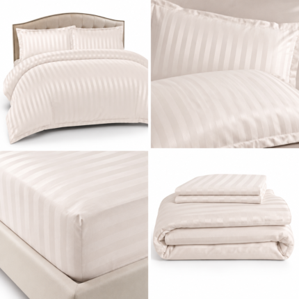 Lenjerie bumbac satinat cu elastic DE17