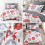 Lenjerie de pat 1 persoana din finet Super Elegent Pucioasa 1LP36