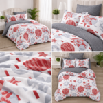 Lenjerie de pat 1 persoana din finet Super Elegent Pucioasa 1LP36