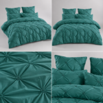 Lenjerie de pat cu elastic Uni cu pliuri 6 piese PUP07