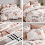 Lenjerie de pat  din bumbac finet 6 piese EST480