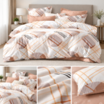 Lenjerie de pat  din bumbac finet 6 piese EST480