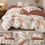 Lenjerie de pat  din bumbac finet 6 piese EST485