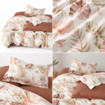 Lenjerie de pat  din bumbac finet 6 piese EST485