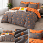 Lenjerie de pat  din bumbac finet 6 piese EST502