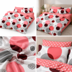 Lenjerie de pat din bumbac finet buline 770