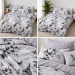 Lenjerie de pat din bumbac finet flori 771