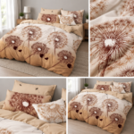 Lenjerie de pat din bumbac finet flori 780