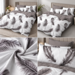 Lenjerie de pat din bumbac finet pene 799