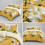 Lenjerie de pat din bumbac finet Super Elegant Pucioasa 1040