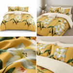 Lenjerie de pat din bumbac finet Super Elegant Pucioasa 1040