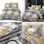 Lenjerie de pat din bumbac finet Super Elegant Pucioasa 1049