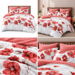 Lenjerie de pat din bumbac finet Super Elegant Pucioasa 1076
