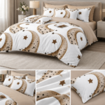 Lenjerie de pat din bumbac finet Super Elegant Pucioasa 1080