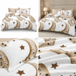 Lenjerie de pat din bumbac finet Super Elegant Pucioasa 1080