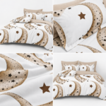Lenjerie de pat din bumbac finet Super Elegant Pucioasa 1080