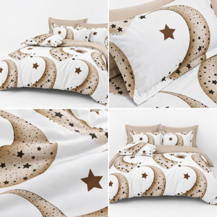 Lenjerie de pat din bumbac finet Super Elegant Pucioasa 1080