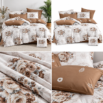 Lenjerie de pat din bumbac finet Super Elegant Pucioasa 22