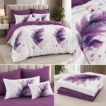 Lenjerie de pat din bumbac finet Super Elegant Pucioasa 27