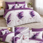 Lenjerie de pat din bumbac finet Super Elegant Pucioasa 27