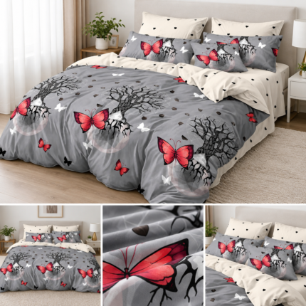 Lenjerie de pat din bumbac finet Super Elegant Pucioasa 324