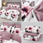 Lenjerie de pat din bumbac finet Super Elegant Pucioasa 523