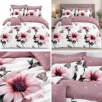 Lenjerie de pat din bumbac finet Super Elegant Pucioasa 523
