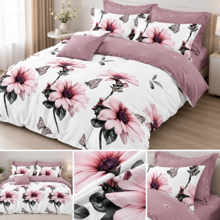 Lenjerie de pat din bumbac finet Super Elegant Pucioasa 523