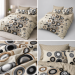Lenjerie de pat din bumbac finet Super Elegant Pucioasa 691