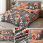 Lenjerie de pat din bumbac finet Super Elegant Pucioasa 803