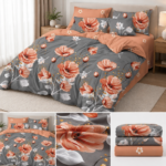 Lenjerie de pat din bumbac finet Super Elegant Pucioasa 803