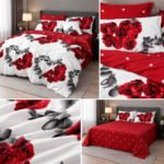 Lenjerie de pat din bumbac finet Super Elegant Pucioasa 809
