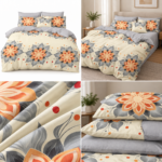 Lenjerie de pat din bumbac finet Super Elegant Pucioasa 812