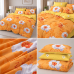 Lenjerie de pat din bumbac finet Super Elegant Pucioasa 815