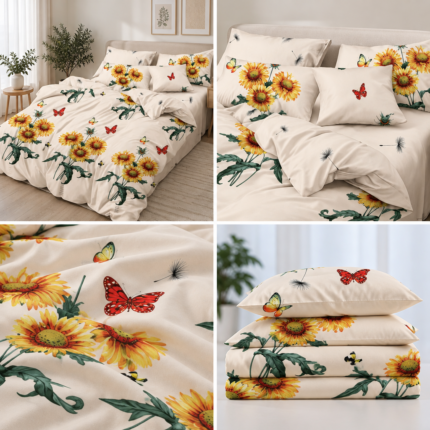 Lenjerie de pat din bumbac finet Super Elegant Pucioasa 817